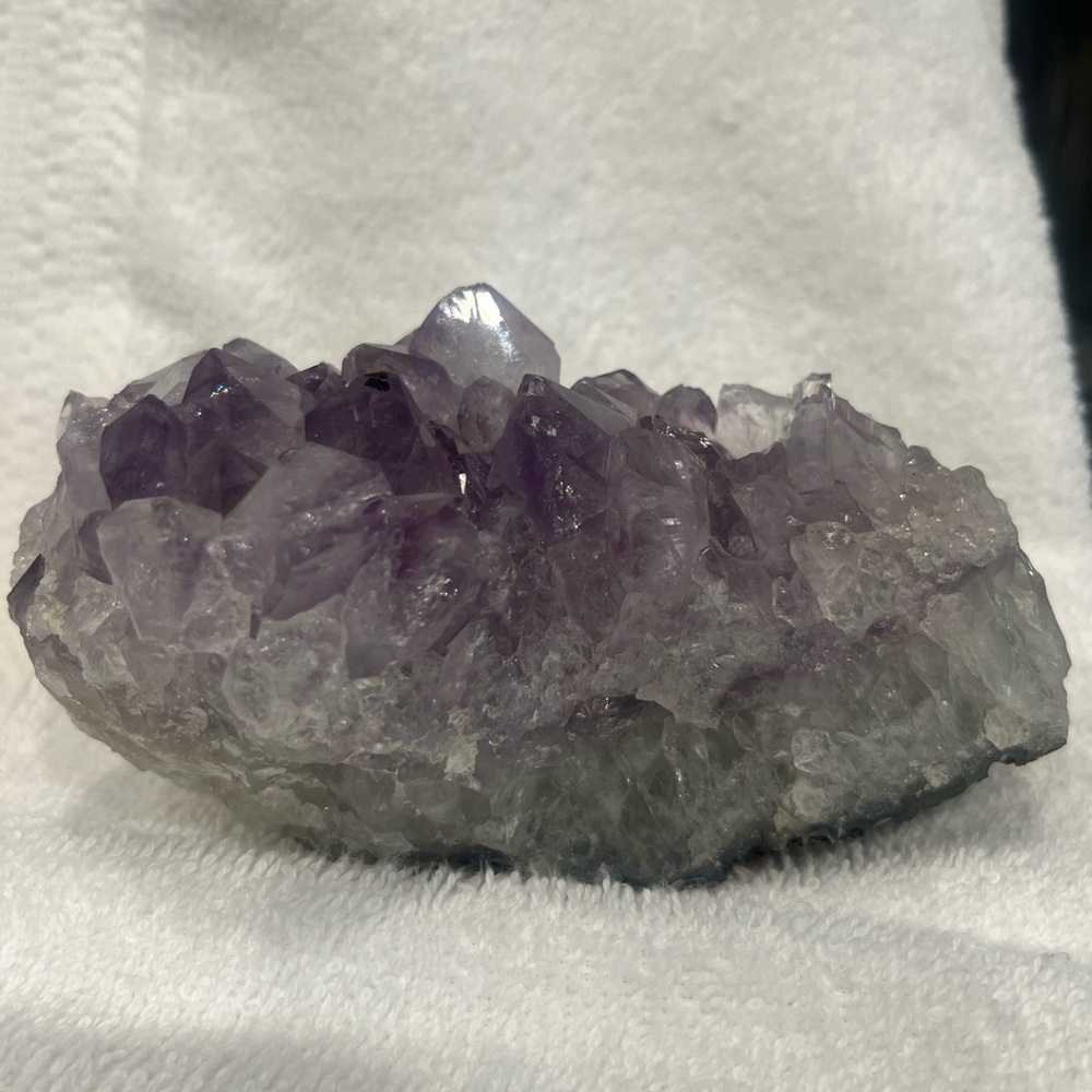 Amethyst Crystal Cluster Home Accent